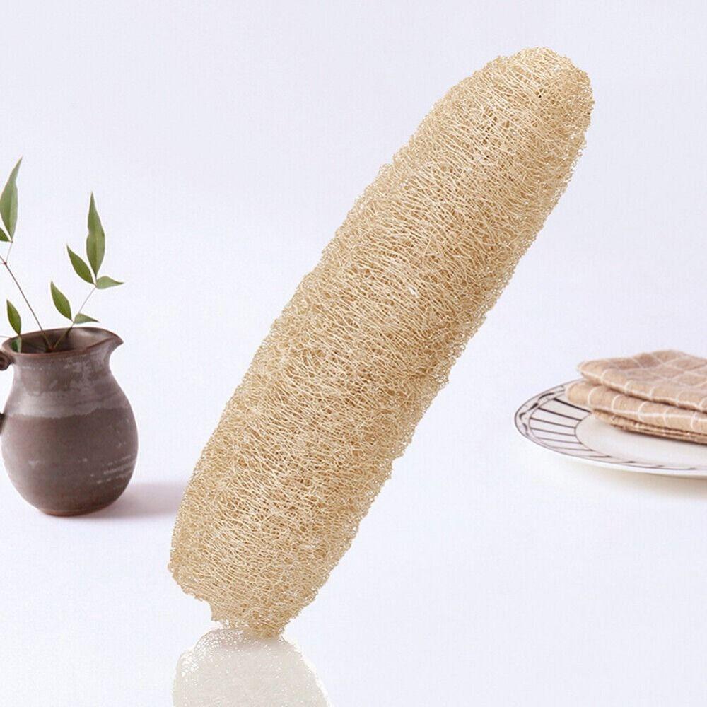 Long Loofah Luffa Sponge Natural Dishwashing Artifact Body Shower Sponge Bath Kitchen