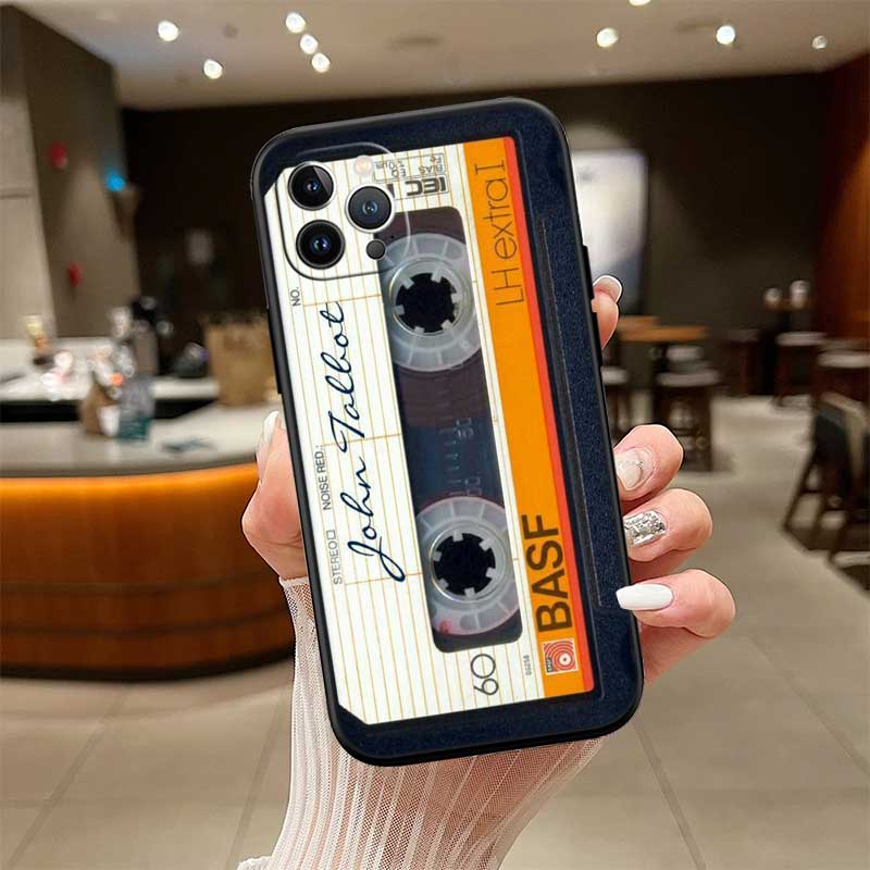 Cassette Vintage Tape Case for Samsung Galaxy M06 M15 M16 M35 M55 M56 A36 A42 A50 A50S A51 A52 A32 A33 A05 A05S A06 A16 A20