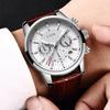 2022 LIGE Fashion Men's Watches Top Brand Luxury Business Watch Man Sport Quartz Chronograph Waterproof Wristwatch