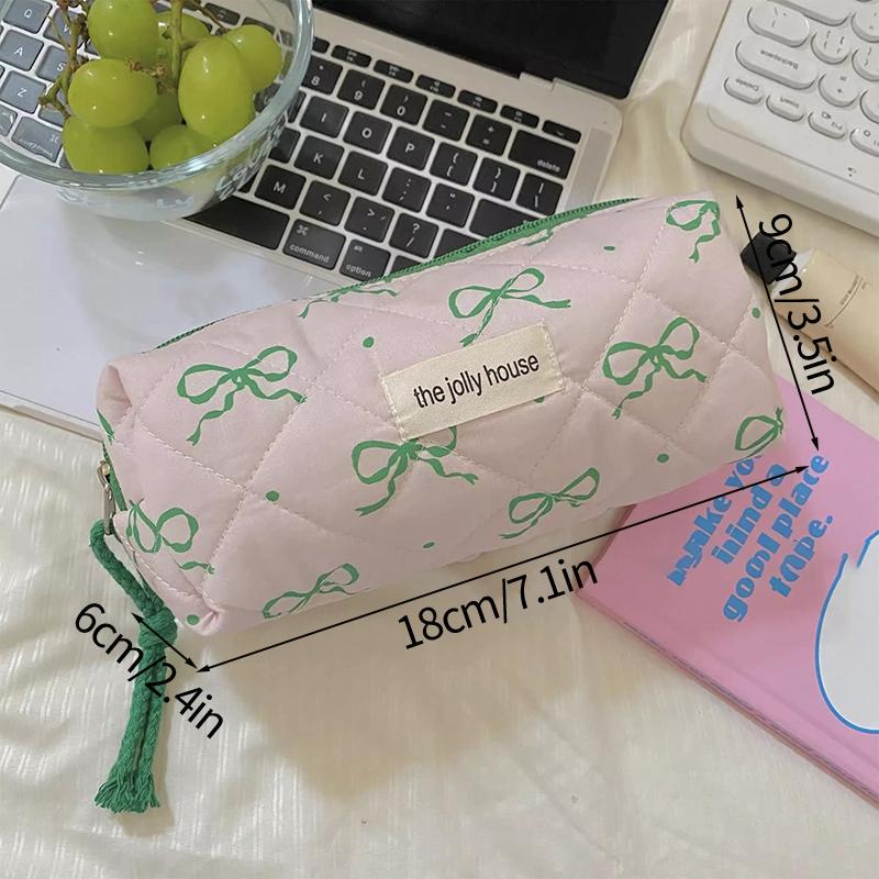 Косметички с цветочным принтом, дорожная косметичка для девочек, косметичка-органайзер, косметичка, стеганая сумка на молнии