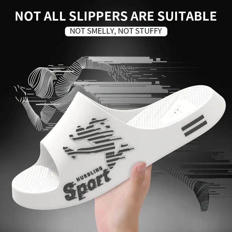 Мужские модные тапочки для лета, нескользящие, устойчивые к запахам, для дома