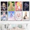 Chobits Ретро Холст Картины Постер Винтаж Комната Бар Кафе Декор Домашний Декор