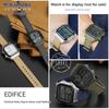 Канвас ремешок с быстрой заменой  Для Casio G-Shock AE-1200WH/1300/1000/A159 A158W A168 / F91w AE1200 нейлоновый Браслет Ремешок для часов 18мм