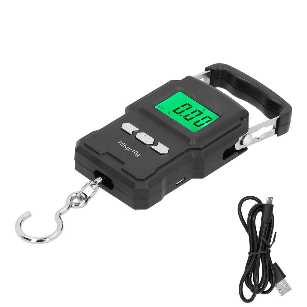 75 кг Перезаряжаемые от USB Портативные весы Многофункциональные Экспресс-весы для дома и кухни