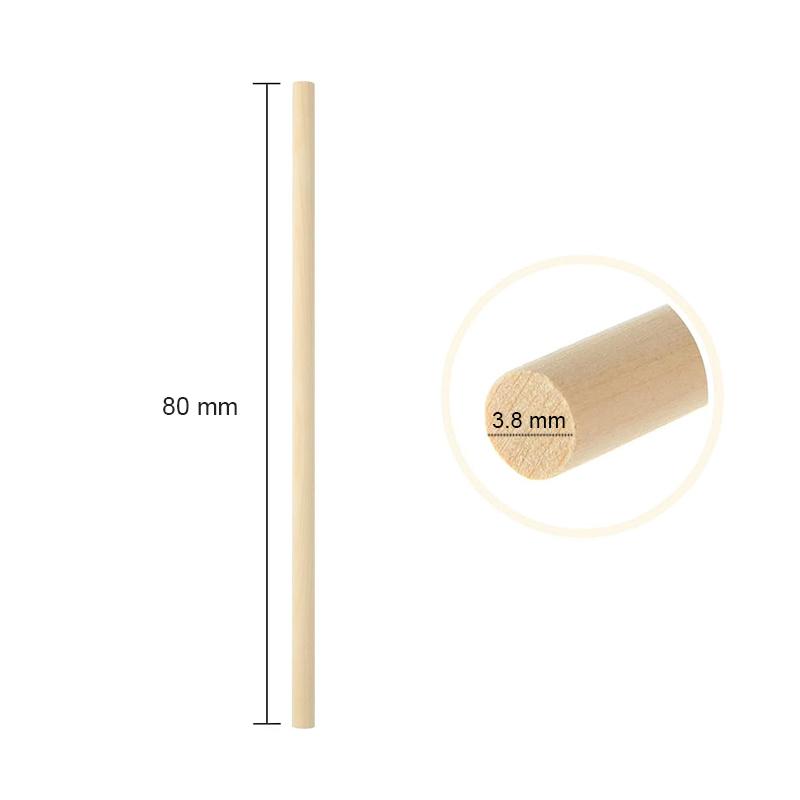 10/25/50/100 шт. круглые деревянные палочки, палочки для рукоделия, изготовление фруктового мороженого и изготовление моделей, игла для торта, сделай сам, прочная игла, строительная модель, деревообработка