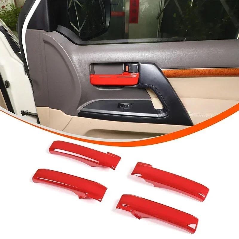 For Toyota Land Cruiser 200 LC200 2008-2022 ABS Car Inner Door Grab Handle Cover Trim Sticker Interior Accessories