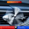 "Rotating Helicopter Car Air Freshener - Alloy Solid Aromatherapy Perfume"