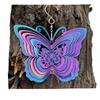 Flowing Light Effect Wind Chime Pendant Colorful Wind Spinner Catcher  Door