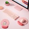 Набор проводной клавиатуры и мыши BOW Hangshi для девочек с USB-подключением