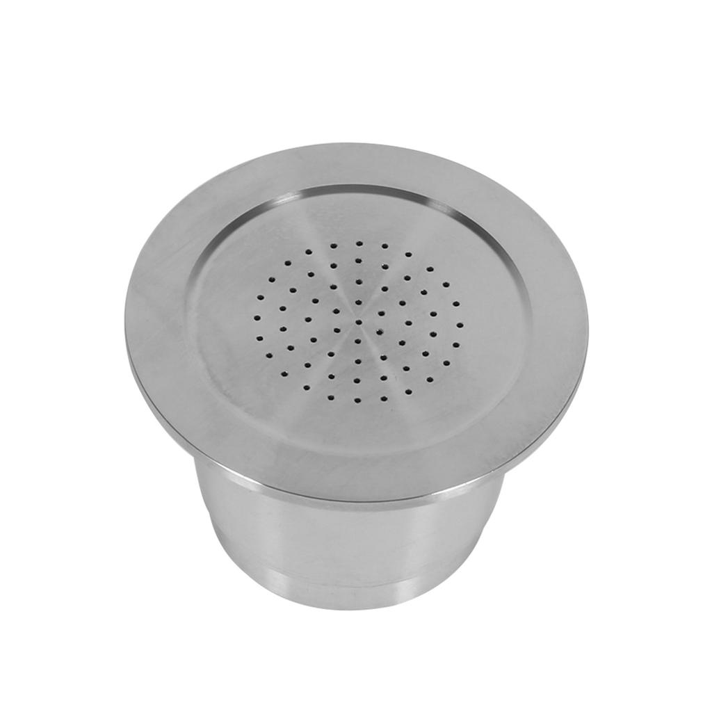 Stainless Steel Refillable Reusable Coffee Capsule With Spoon Compatible For Nespresso Machine