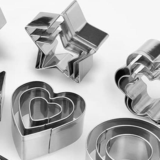 30 шт./компл., набор мини-формочек для печенья из нержавеющей стали, легко хранить, забавные формы, уникальные антикоррозийные формы для детей