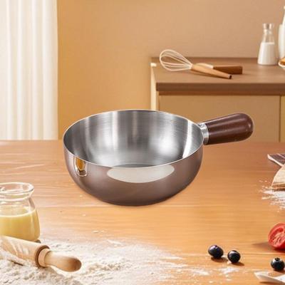 Кастрюля, Кастрюля для растапливания масла для приготовления пищи, Кухонная утварь для приготовления пищи, Портативная нержавеющая сталь,