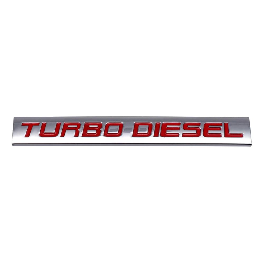 Боковая наклейка на кузов автомобиля Задняя декаль Шильдик Логотип Turbodeisel для VW Infiniti Chevrolet Land Rover JEEP MINI Lexus Honda Subaru Toyota