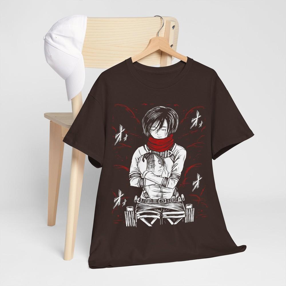 Mikasa Shingeki No Kyojin Anime Horror Shirt Attack On Titan Tshirt All Sizes