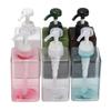 New Plastic Shower Gel Shampoo Clear Container Pump Liquid Soap Dispenser