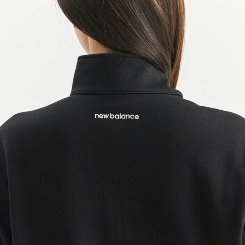 New Balance Унисекс толстовка с застежкой-молнией на половину длины Nbncd31033