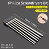 150mm Length Magnetic Phillips Screwdriver Bit PH1/PH2 Cross Head Screw Driver Bits S2 1/4” Hex Shank Hand Power Repair Tools