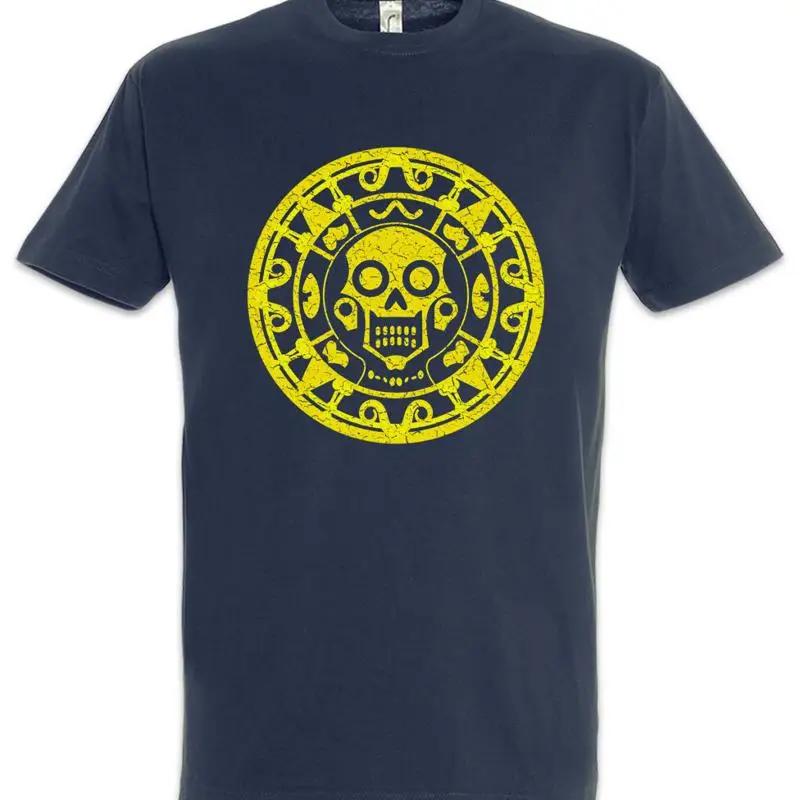 Aztec Skull Symbol T Shirt Aztecs Empire Tattoo American Indians Tribe Skulls