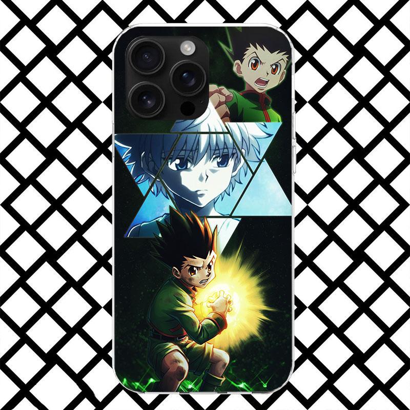 Чехол для телефона Hunter X HXH Аниме для iPhone 17 Air 16 16E 15 14 Plus 13 Mini 12 11 Pro Max 7 8 + SE 2020 Мягкий чехол Fundas 17 Air 1