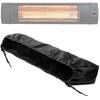 New 420D Oxford Black Wall Mounted Patio Heater Cover Waterproof Infrared Heater Protector Patio Heater Cover with Drawstring