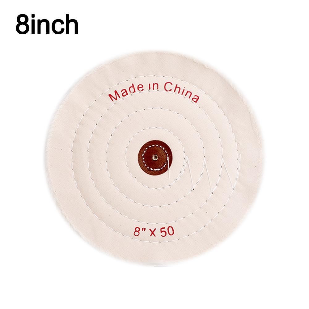 Durable 2-12in Wheels Buffing Polishing Wheel Cotton Lint Cloth White Buffing Wheel Polishing Cloth Wheel Jewelry Tools