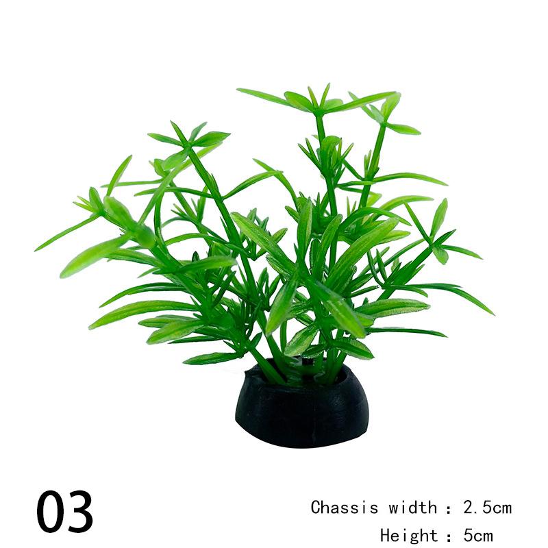 Artificial Plants Fish Tank Decoration Aquarium Decorative Ornaments Simulation Water Weeds Leaves Grass Plant Accessories