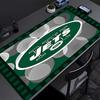 Коврик для мыши с логотипом New York Jets - Нескользящая резиновая основа, Гладкая поверхность для работы, игр, офиса и дома, Настольный коврик для мыши