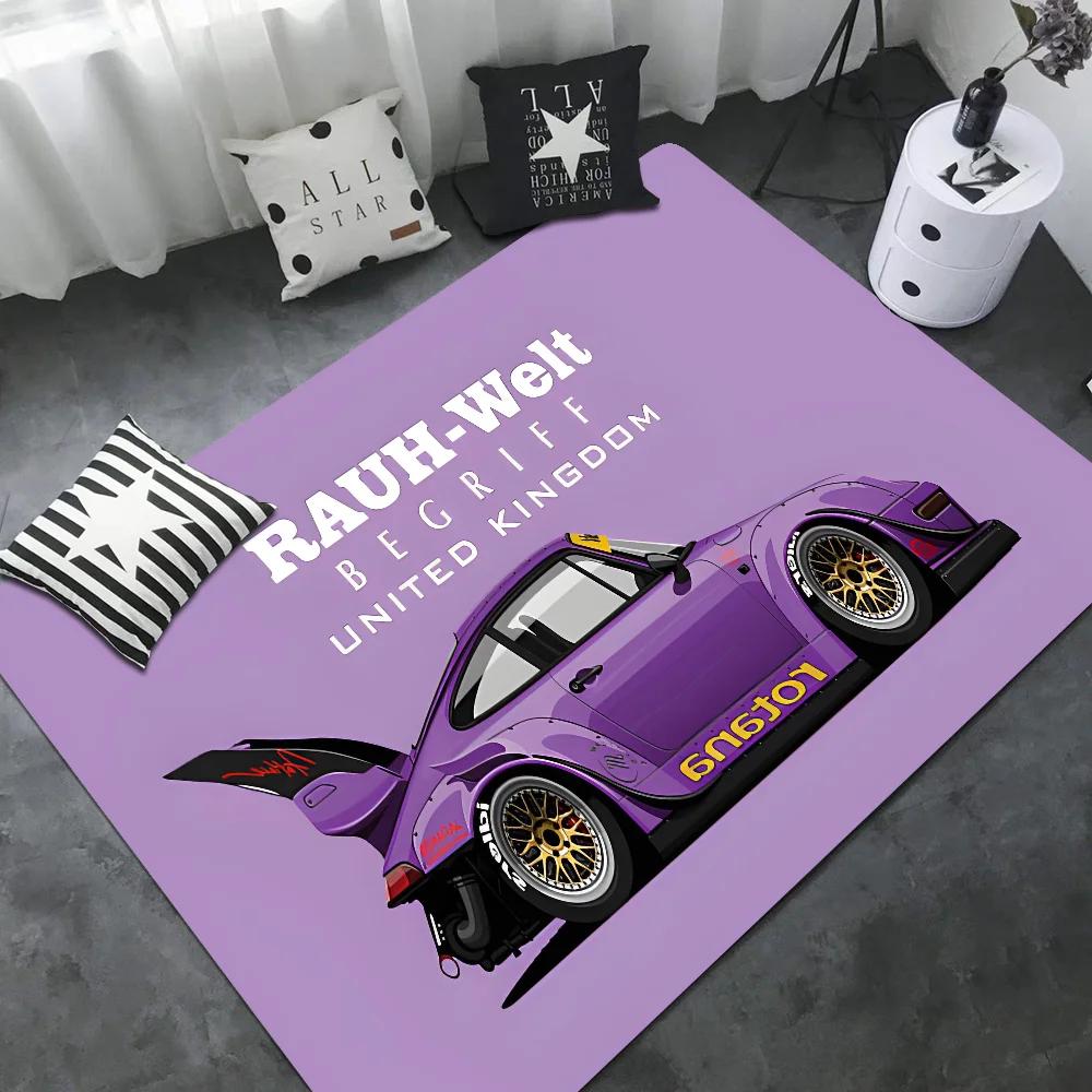 Японский Спортивный Автомобиль Jdm RWB 911 964 933 Окрашенный Входной Коврик для Двери Нордический Стиль Домашний Коврик для Двери Ванная-Туалет Коврики Спальня Декор Коврик