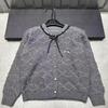Elegant New Year Plaid Knit Cotton Cardigan: Age-Reducing, Lazy Style, Loose Fit Top