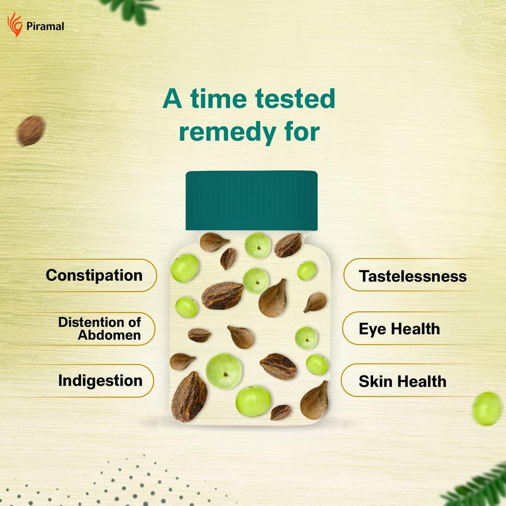 Naturolax-A Triphala Ayurvedic Tablets Pack Of 2 Relieves Constipation And Bloating Supports Digestive Health With Natural Gut Care 60 Tablets Each