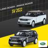 Alloy 1/43 Simulation Land Rover Range Rover SV2022 Off Road Car Model Children Pull Back Boy Car Gift Home Decor Miniature