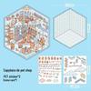 3D Miniature Scene Collage Stickers: Cute Decompression Handbook Stickers
