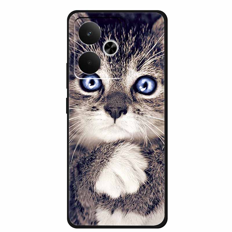 For Realme GT 7T Case 7 T Coque Popular Black Silicone Soft Back Cover Case For Realme GT 7 T Phone Case Cover RealmeGT 7T 7 T