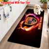 Stoke City FC Custom Name Flannel Rug Kitchen Mat Non Slip Floor Carpet Personalized Home Decor