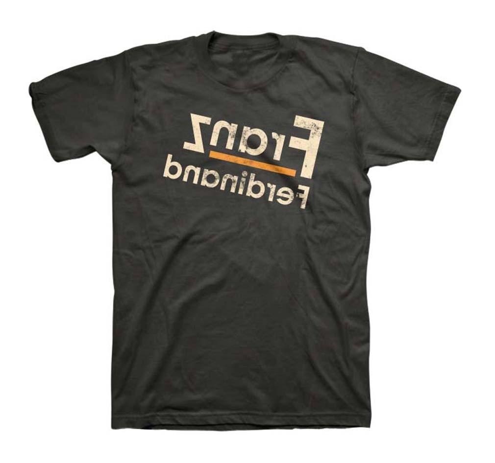 Franz Ferdinand Reverse Logo Mens T Shirt Music Classic Band Rock Tee New Black