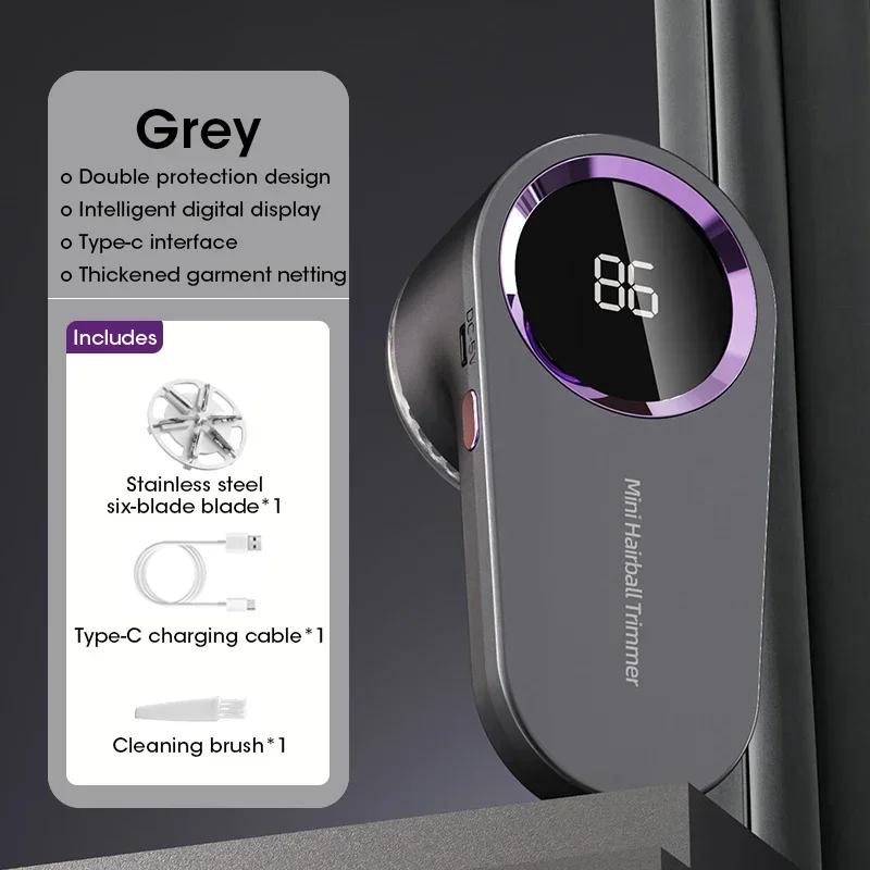 Lint Remover for Clothing Rechargeable Hair Ball Trimmer Fuzz Pellets Clothes Sweater Fabric Shaver Electric Fluff Lint Removers