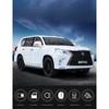1/18 Lexus LX570 SUV Sport Toy Car Diecast Metal Model Miniature Pull Back Sound Light Doors Openable Collection Gift for Kids