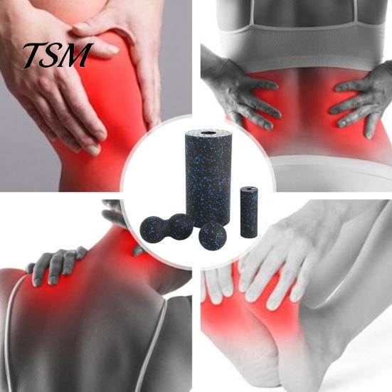 Muscle Recovery Foam Roller 4Pcs/Set EPP Fascia Ball High Density Back Pain Relief Exercise Yoga Physical Therapy Deep Tissue Massage Bodybuilding