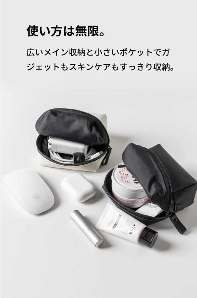 Aso TOFTPOUCH Сумка Водонепроницаемая Косметическая Сумка Для Гаджетов Черный Размер M [ ] + (Тафт Плюс) Мульти-мешочек tf-v219