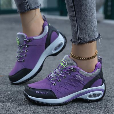 Весенне-осенние новые спортивные и повседневные туфли, женские туфли на толстой подошве с амортизирующей воздушной подушкой, уличная обувь, обувь для путешествий для мамы среднего возраста