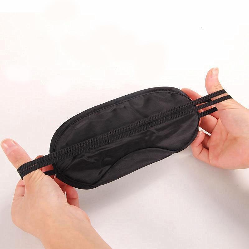 1 Pcs Soft Comfortable Eye Mask Shade Cover Blindfold Night Sleeping Black