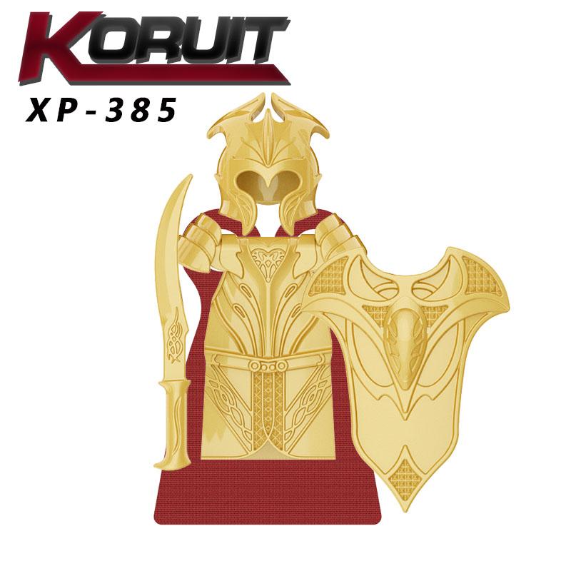 1 шт., солдатские орки, армейские фигурки, доспехи, воин, лучник, средневековые рыцари, строительные блоки, кирпичи, игрушки для детей, подарки