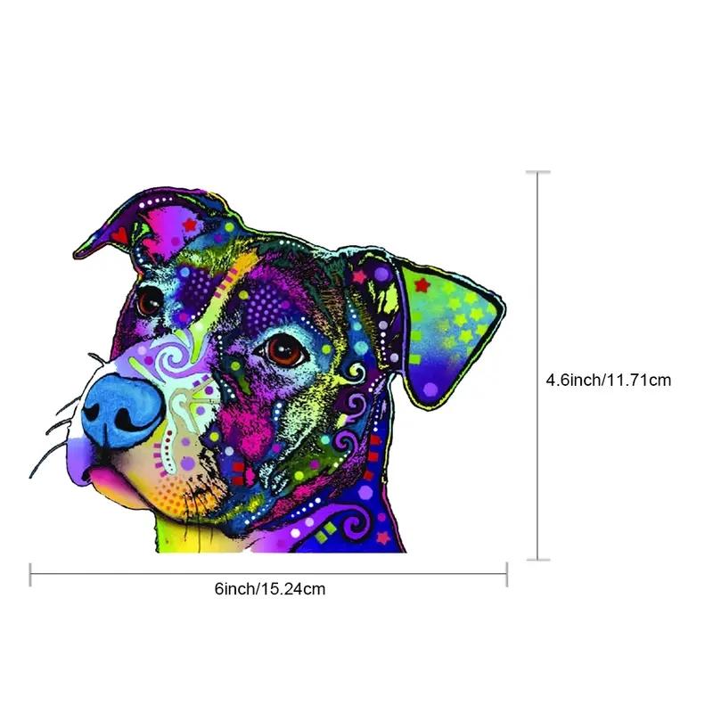 Pit Bull Dog Car Stickers Vinyl Sticker Decal For Windows, Bumpers, Laptops Waterproof Car Accessories JM41