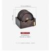 Wooden Tea Cup Coaster Set Handcrafted Black Ebony Chinese Ceremony Tableware Accessory