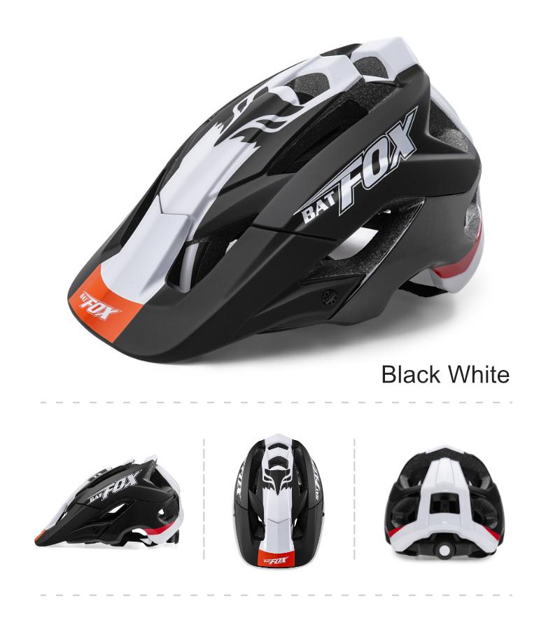 BATFOX Bike Helmet Adult Cycling Safety Protection MTB Road Mountain Bicycle Head Protection Sports Equipment Outdoor Adventure