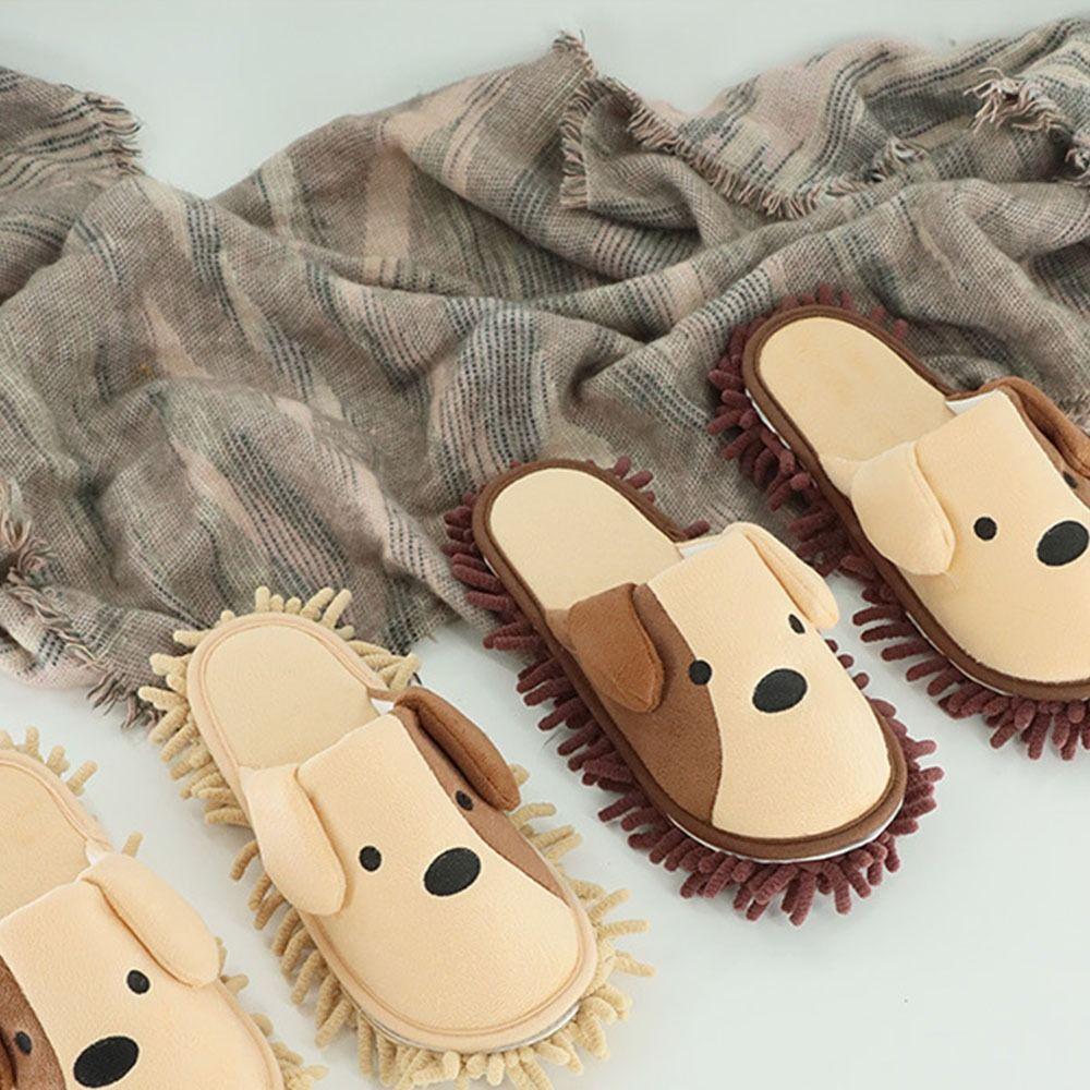 Washable Mop Slippers Reusable Floor Polishing Shoe Slippers Floor Cleaning Slippers Bedroom