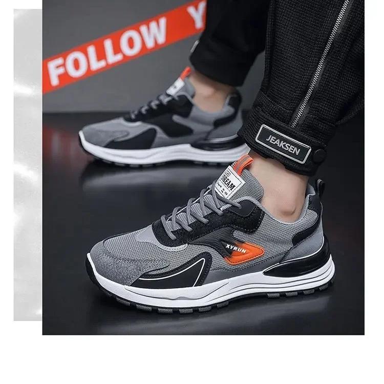 Men's Shoes Fashion Mens Sneakers 2024 Autumn Comfortable Soft Soled Mens Running Shoes