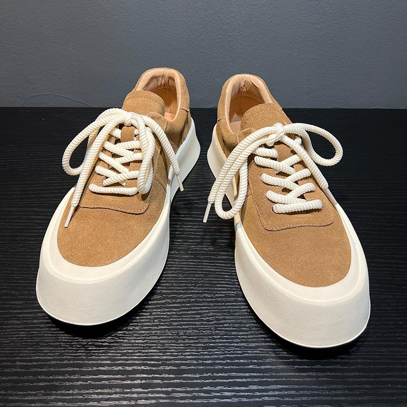 Японские уличные ретро-кеды для скейтбординга 2024 года, новые мужские туфли на платформе, универсальные дышащие низкие кроссовки для скейтбординга 8008-B