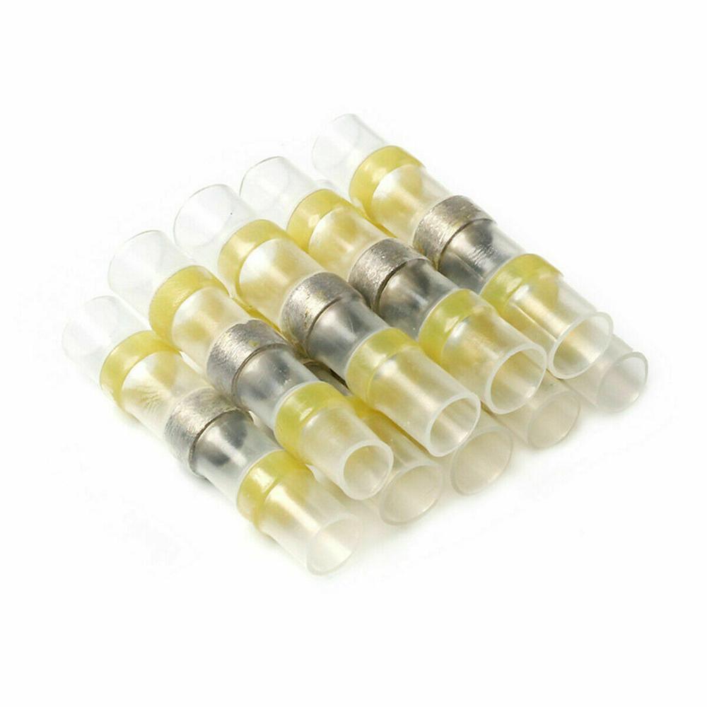 1200pcs Solder Seal Wire Connectors Kit Heat Shrink Butt Connectors Waterproof Insulated Electrical Butt Splice
