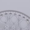 1/2/3 шт. Круги Рисование Форма Геометрические Рисование Трафареты Инструменты Многофункциональный Геометрический Шаблон Пластиковая Измерительная Линейка